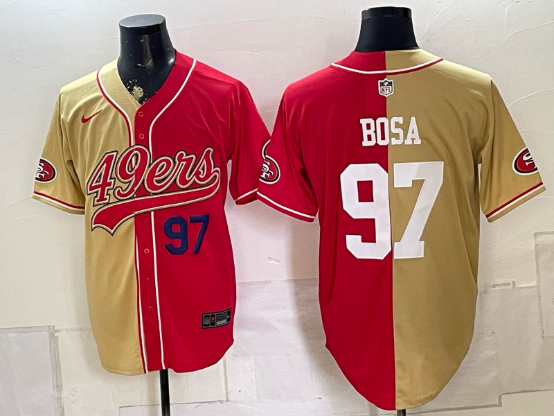 Men 2026 San Francisco 49ers #97 Bosa red Nike Limited NFL Jersey 0811005